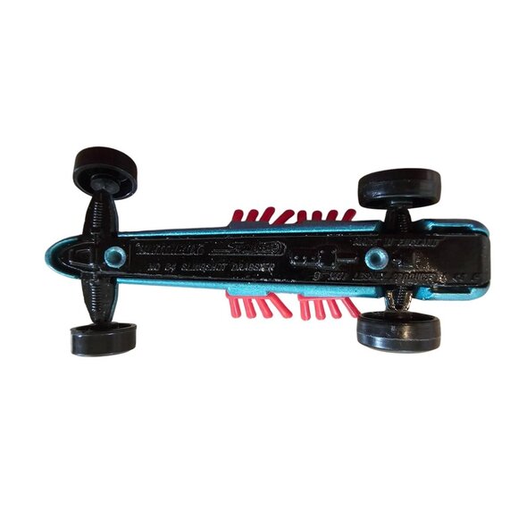 Matchbox Superfast No 64 Slingshot Dragster Diecast Toy Car NO BOX 1971 Vtg Blue - Picture 9 of 9